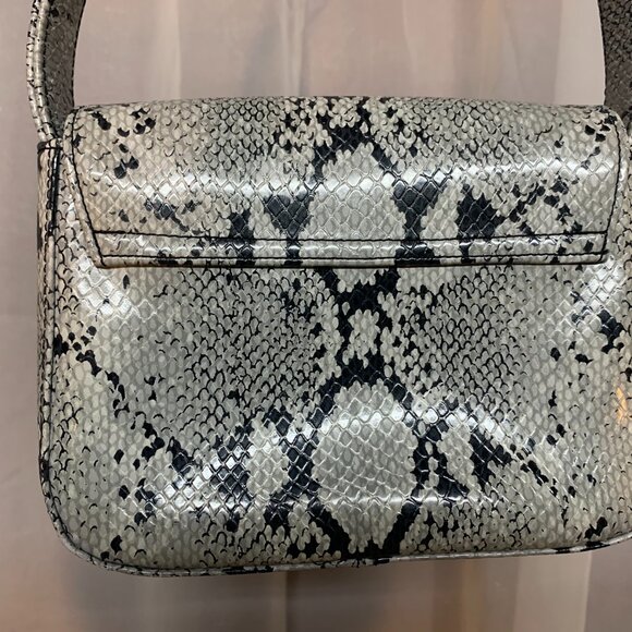 Nine West Grey and Black Faux Snake Skin Purse - Picture 4 of 10